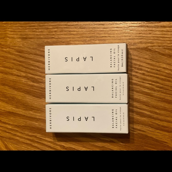 3 bottles for the price of 2! Herbivore Lapis Balancing Facial Oil. NEVER USED. - Picture 2 of 2